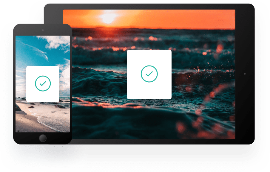 Dispositivos móveis e tablets sincronizados